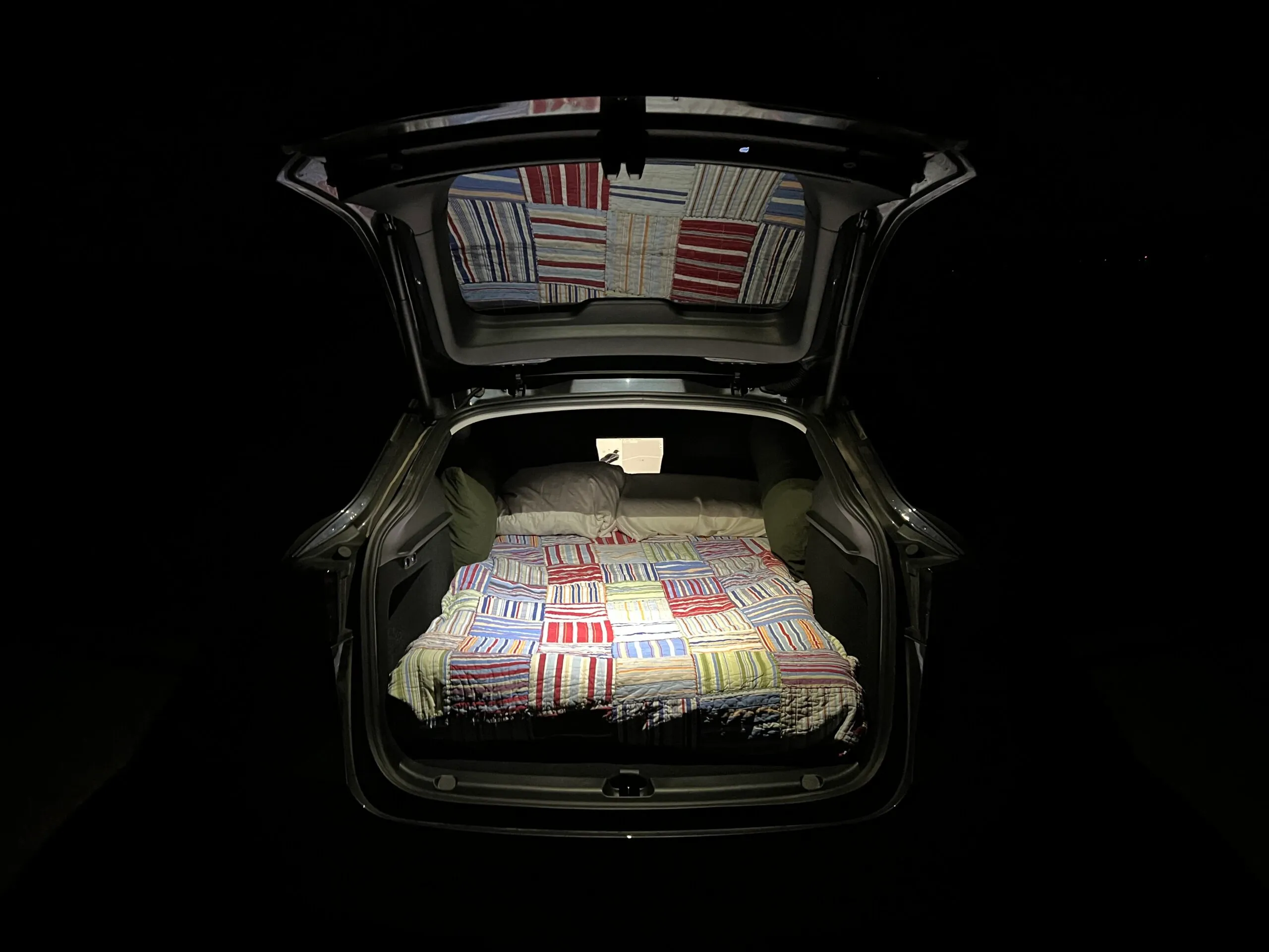 Tesla Model Y Camping Setup