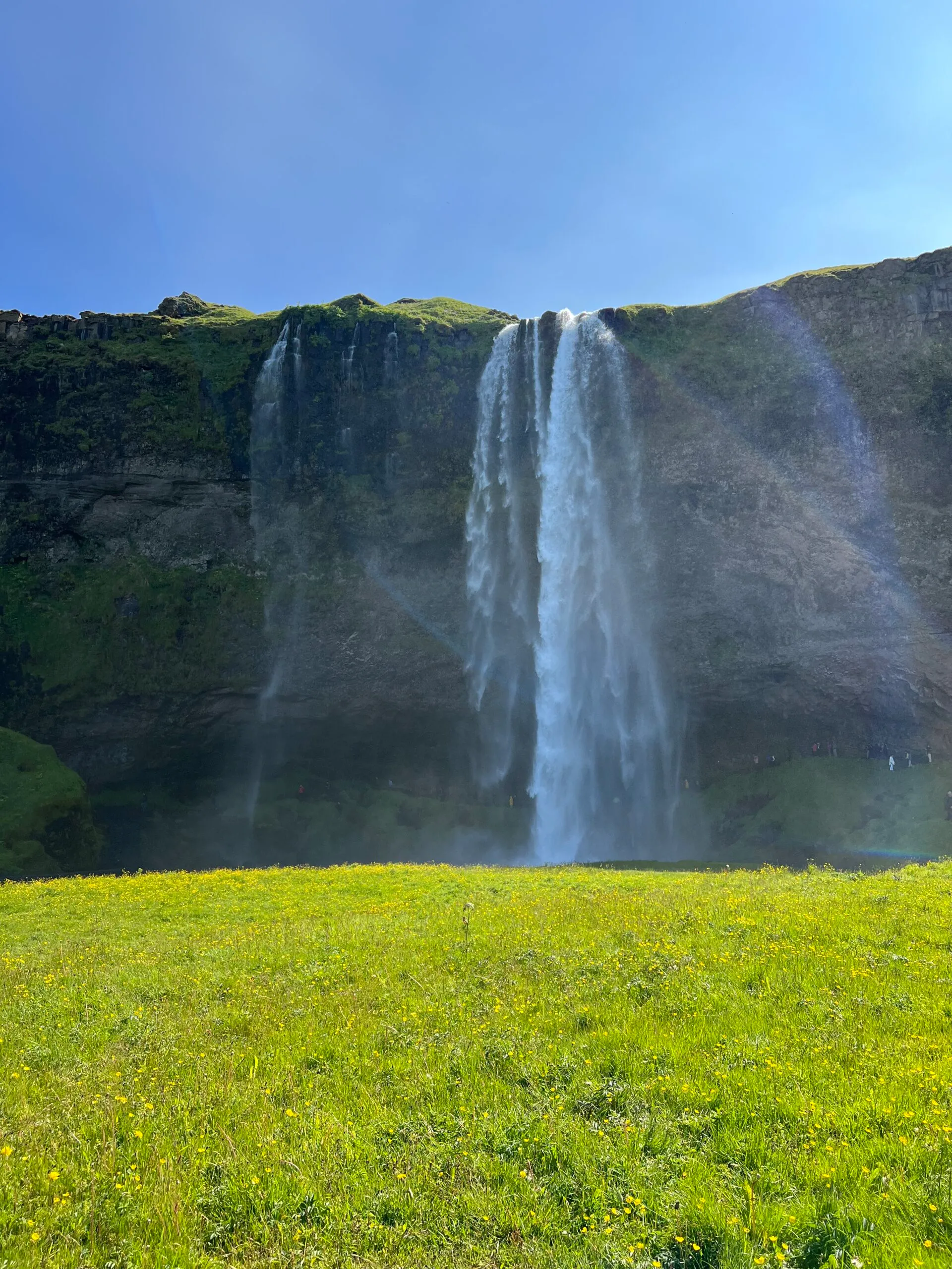 Gljúfrabúi waterfall along the south coast of Iceland