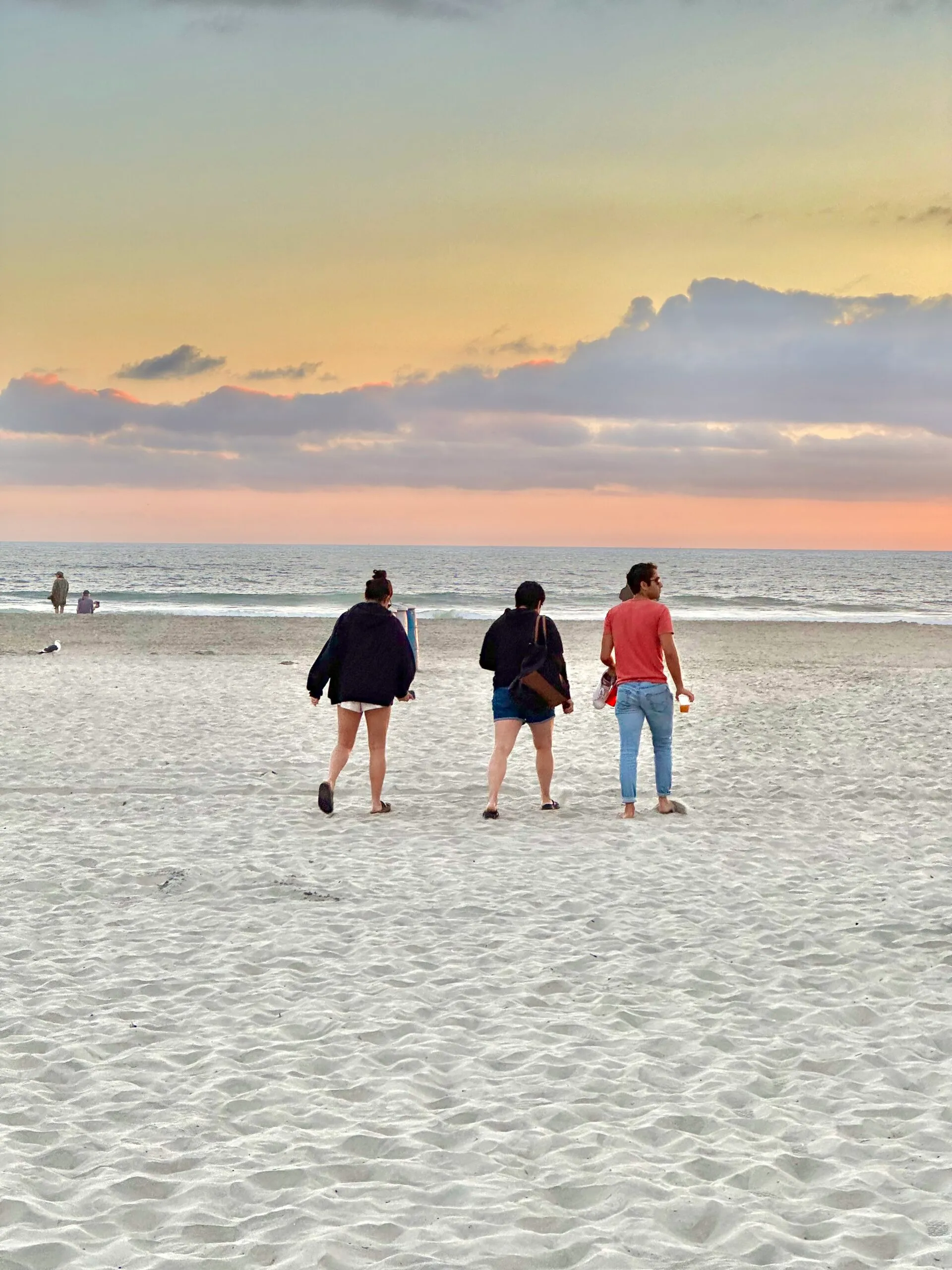 White sand at Coronado Beach