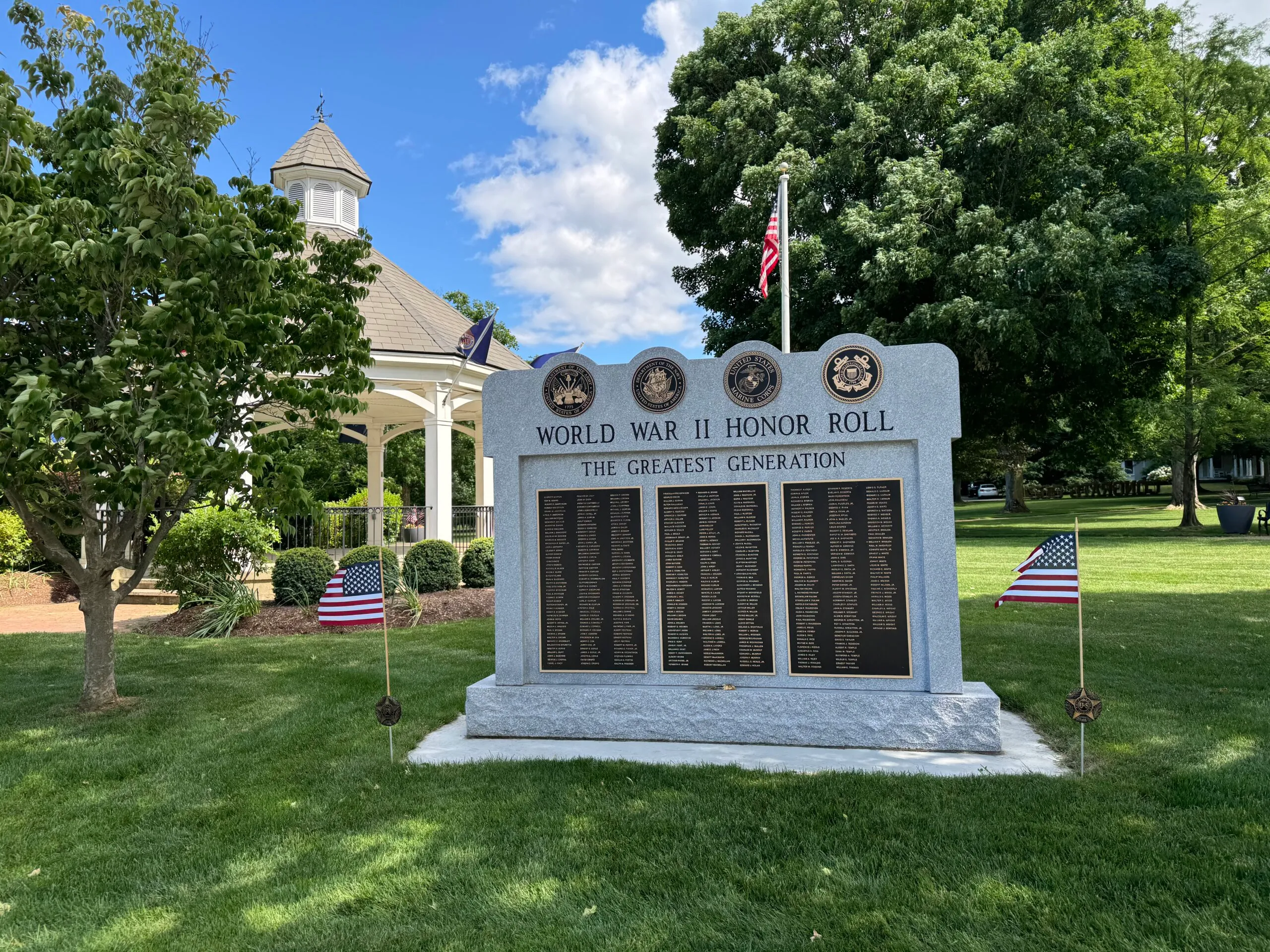 Town Common in Hopkinton, MA